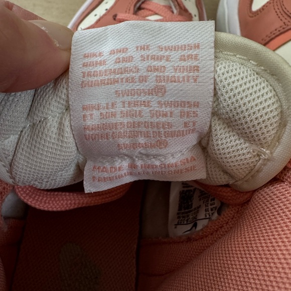 Nike Dunk High Up Women's 8 High-Top Sneakers in Pink Crimson & Sail Streetwear - Picture 16 of 16